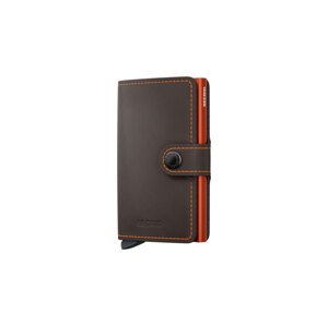 Secrid Miniwallet Matte Trufﬂe & Orange - Unisex - Kiegészítők Secrid - Narancssárga - MM-Trufﬂe-Orange - Méret: UNI