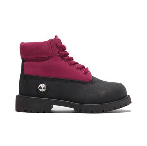 Timberland 6 In Premium WP Boot Junior Black Nubuck Pink - Gyerek - Tornacipő Timberland - Rózsaszín - A6BET-ELJ - Méret: 36