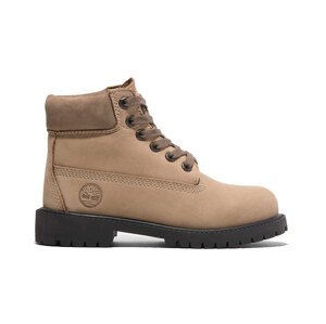 Timberland 6 In Premium WP Boot Junior Beige Nubuck - Gyerek - Tornacipő Timberland - Barna - A6BET-EN3 - Méret: 40