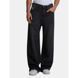 Karl Kani Og Washed Denim Baggy Pants Black - Férfi - Nadrág Karl Kani - Fekete - 60080015 - Méret: 30