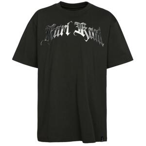 Karl Kani Old English Chrome Tee Black - Férfi - Rövid ujjú póló Karl Kani - Fekete - 60300182 - Méret: 2XL