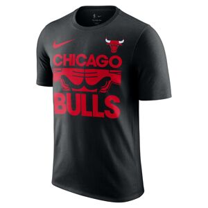 Nike NBA Chicago Bulls Courtside Tee Black - Férfi - Rövid ujjú póló Nike - Fekete - HQ0588-010 - Méret: S