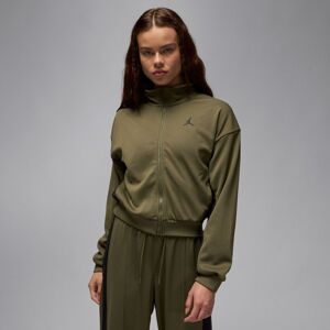 Jordan Wmns Knit Jacket Legend Green - Nők - Dzseki Jordan - Zöld - FV7104-222 - Méret: L