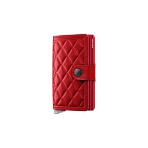 Secrid Miniwallet Emboss Diamond Red - Unisex - Kiegészítők Secrid - Piros - MEd-Red - Méret: UNI