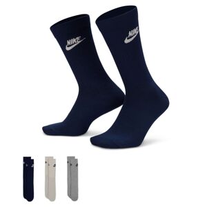 Nike Sportswear Everyday Essential Crew 3-Pack Socks Multi-Color - Unisex - Zokni Nike - Multicolor - DX5025-903 - Méret: M
