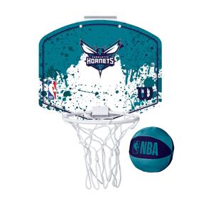 Wilson NBA TEAM Mini Hoop Charlotte Hornets - Unisex - Kiegészítők Wilson - Kék - WTBA1302CHA - Méret: UNI