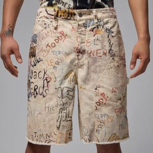 Jordan AOP Printed Shorts Sail - Férfi - Rövidnadrág Jordan - Barna - HF9345-133 - Méret: 32