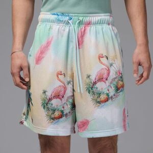 Jordan Essentials Printed Mesh Shorts Glacier Blue - Férfi - Rövidnadrág Jordan - Fehér - IB3012-133 - Méret: L