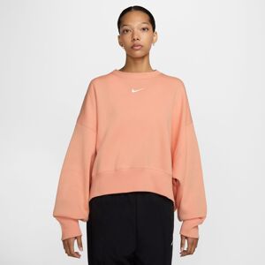 Nike Sportswear Phoenix Fleece Wmns Over-Oversized Crew-Neck - Nők - Hoodie Nike - Narancssárga - DQ5761-844 - Méret: L