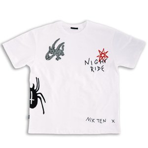 The Streets Nik Tattoo Tee - Férfi - Rövid ujjú póló The Streets - Fehér - STRTSTATTOOTEE - Méret: L