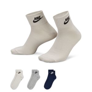 Nike Everyday Essential Ankle Socks 3-Pack Multi-Color - Unisex - Zokni Nike - Multicolor - DX5074-903 - Méret: L