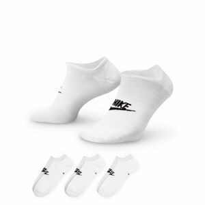 Nike Sportswear Everyday Essential No-Show 3-Pack Socks White - Unisex - Zokni Nike - Fehér - DX5075-100 - Méret: XL
