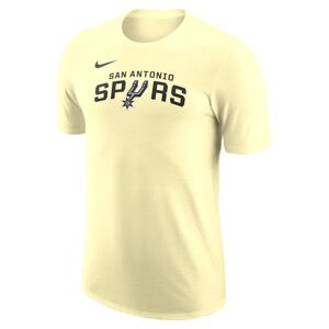 Nike NBA San Antonio Spurs Essential Tee Alabaster - Férfi - Rövid ujjú póló Nike - Sárga - FJ0258-744 - Méret: XL