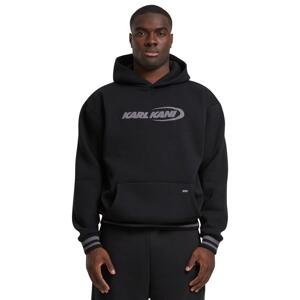 Karl Kani Ellipse Hoodie Black - Férfi - Hoodie Karl Kani - Fekete - 60210341 - Méret: L