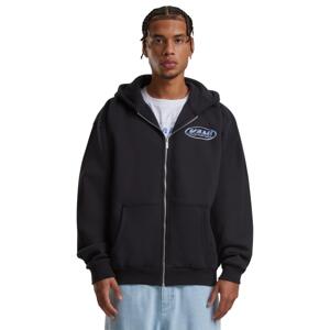 Karl Kani Woven Signature Chrome Zip Hoodie - Férfi - Hoodie Karl Kani - Fekete - 60220175 - Méret: S