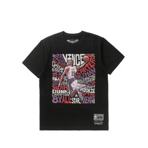Mitchell & Ness NBA Toronto Raptors Vince Carter Player Abstract Tee - Férfi - Rövid ujjú póló Mitchell & Ness - Fekete - SS12544-TRABLCKVC - Méret: M