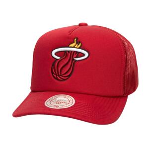 Mitchell & Ness NBA Miami Heat Evergreen Trucker - Unisex - Sapka Mitchell & Ness - Piros - HT8032-MHERED1 - Méret: UNI