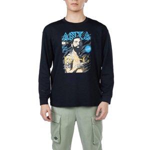 Anta KAI Long-Sleeve Tee Black - Férfi - Rövid ujjú póló Anta - Fekete - 872521402-3 - Méret: L